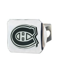 Montreal Canadiens Chrome Metal Hitch Cover with Chrome Metal 3D Emblem Chrome by   