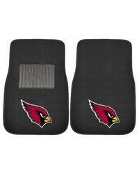 Arizona Cardinals 2-pc Embroidered Car Mat Set by   