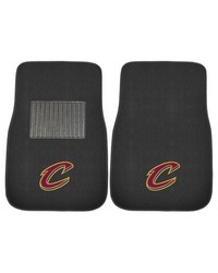 Cleveland Cavaliers Embroidered Car Mat Set  2 Pieces Black by   