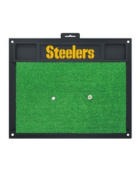 NFL Pittsburgh Steelers Wordmark Golf Hitting Mat 20 x 17 by   