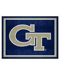 Georgia Tech Yellow Jackets 8ft. x 10 ft. Plush Area Rug GT Navy by   