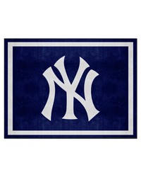 New York Yankees 8ft. x 10 ft. Plush Area Rug Navy by   