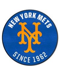 New York Mets Roundel Rug  27in. Diameter2014 Blue by   