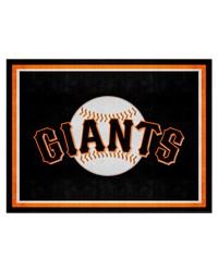 San Francisco Giants 8ft. x 10 ft. Plush Area Rug Black by   