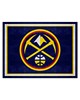Fan Mats LLC Denver Nuggets 8x10 Rug Navy
