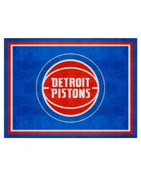 Detroit Pistons 8ft. x 10 ft. Plush Area Rug Royal by   
