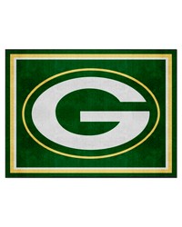 Green Bay Packers 8ft. x 10 ft. Plush Area Rug Green by   