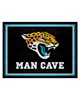 Fan Mats LLC Jacksonville Jaguars 8x10 Rug Black