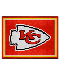 Kansas City Chiefs 8ft. x 10 ft. Plush Area Rug Red by   