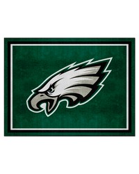 Philadelphia Eagles 8ft. x 10 ft. Plush Area Rug Green by   