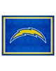 Fan Mats LLC Los Angeles Chargers 8x10 Rug Navy