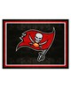 Fan Mats  LLC Tampa Bay Buccaneers 8x10 Rug Gray
