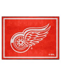 Detroit Red Wings 8ft. x 10 ft. Plush Area Rug Red by   