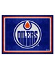 Fan Mats LLC Edmonton Oilers 8x10 Rug Blue