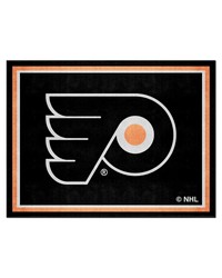 Philadelphia Flyers 8ft. x 10 ft. Plush Area Rug Black by   