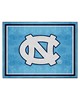 Fan Mats  LLC North Carolina Tar Heels 8x10 Rug Blue
