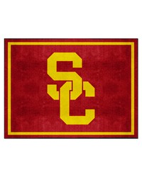 Southern California Trojans 8ft. x 10 ft. Plush Area Rug Cardinal by   