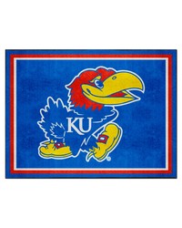 Kansas Jayhawks 8x10 Rug by   