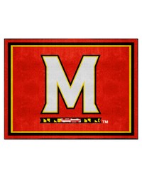 Maryland Terrapins 8ft. x 10 ft. Plush Area Rug Red by   