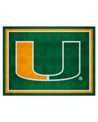 Miami Hurricanes 8x10 Rug by   