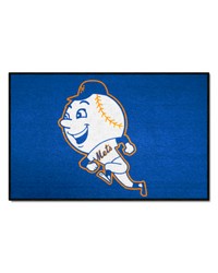 New York Mets Starter Mat Accent Rug  19in. x 30in.2014 Blue by   