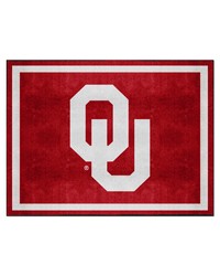 Oklahoma Sooners 8ft. x 10 ft. Plush Area Rug Crimson by   