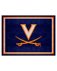 Virginia Cavaliers 8ft. x 10 ft. Plush Area Rug Navy by  Stout Wallpaper 