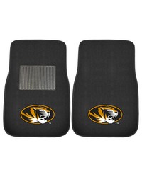 Missouri Tigers Embroidered Car Mat Set  2 Pieces Black by   
