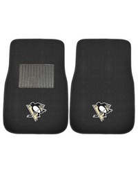 Pittsburgh Penguins 2-pc Embroidered Car Mat Set by   