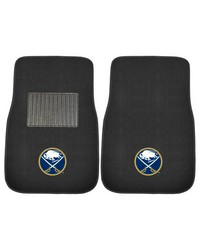 Buffalo Sabres Embroidered Car Mat Set  2 Pieces Black by   