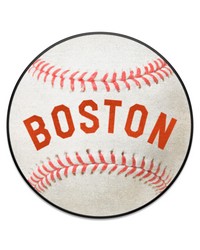 Boston Red Sox Baseball Rug  27in. Diameter 1908 Retro Logo White by   