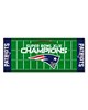 Fan Mats  LLC New England Patriots Football Field Runner Green