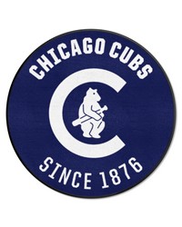 Chicago Cubs Roundel Rug  27in. Diameter1911 Navy by   
