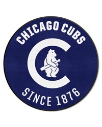 Chicago Cubs Roundel Mat Retro by  Premier Prints 