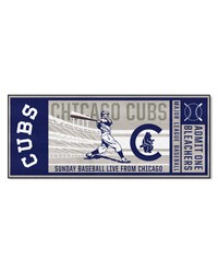 Chicago Cubs Ticket Runner Rug  30in. x 72in.1911 Gray by   