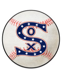 Chicago White Sox Baseball Rug  27in. Diameter1917 White by   