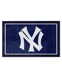 New York Yankees 4ft. x 6ft. Plush Area Rug1927 Navy by   