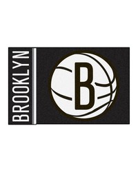 NBA New Jersey Nets Uniform Inspired Starter Rug 19x30 by   