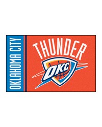 NBA Oklahoma City Thunder Uniform Inspired Starter Rug 19x30 by   