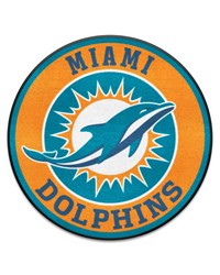 Miami Dolphins Roundel Mat by   