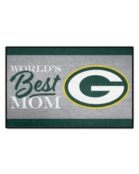 Green Bay Packers Worlds Best Mom Starter Mat Accent Rug  19in. x 30in. Green by   