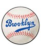 Fan Mats  LLC Brooklyn Dodgers Baseball Mat Retro White