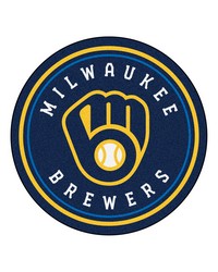 MLB Milwaukee Brewers Roundel Mat by   