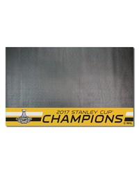 Pittsburgh Penguins Vinyl Grill Mat  26in. x 42in. 2017 NHL Stanley Cup Champions Yellow by   