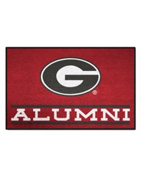 Georgia Bulldogs Starter Mat Accent Rug  19in. x 30in. Alumni Starter Mat Red by   