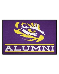 LSU Tigers Starter Mat Accent Rug  19in. x 30in. Alumni Starter Mat Purple by   