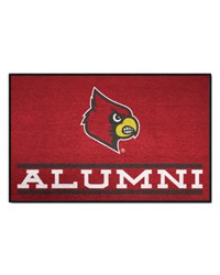 Louisville Cardinals Starter Mat Accent Rug  19in. x 30in. Alumni Starter Mat Red by   