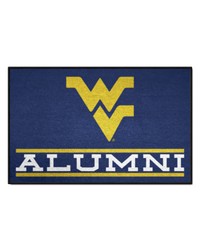 West Virginia Mountaineers Starter Mat Accent Rug  19in. x 30in. Alumni Starter Mat Blue by   