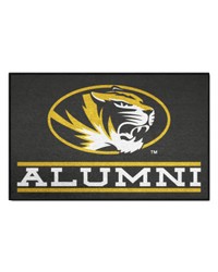 Missouri Tigers Starter Mat Accent Rug  19in. x 30in. Alumni Starter Mat Black by   