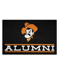 Oklahoma State Cowboys Starter Mat Accent Rug  19in. x 30in. Alumni Starter Mat Black by   